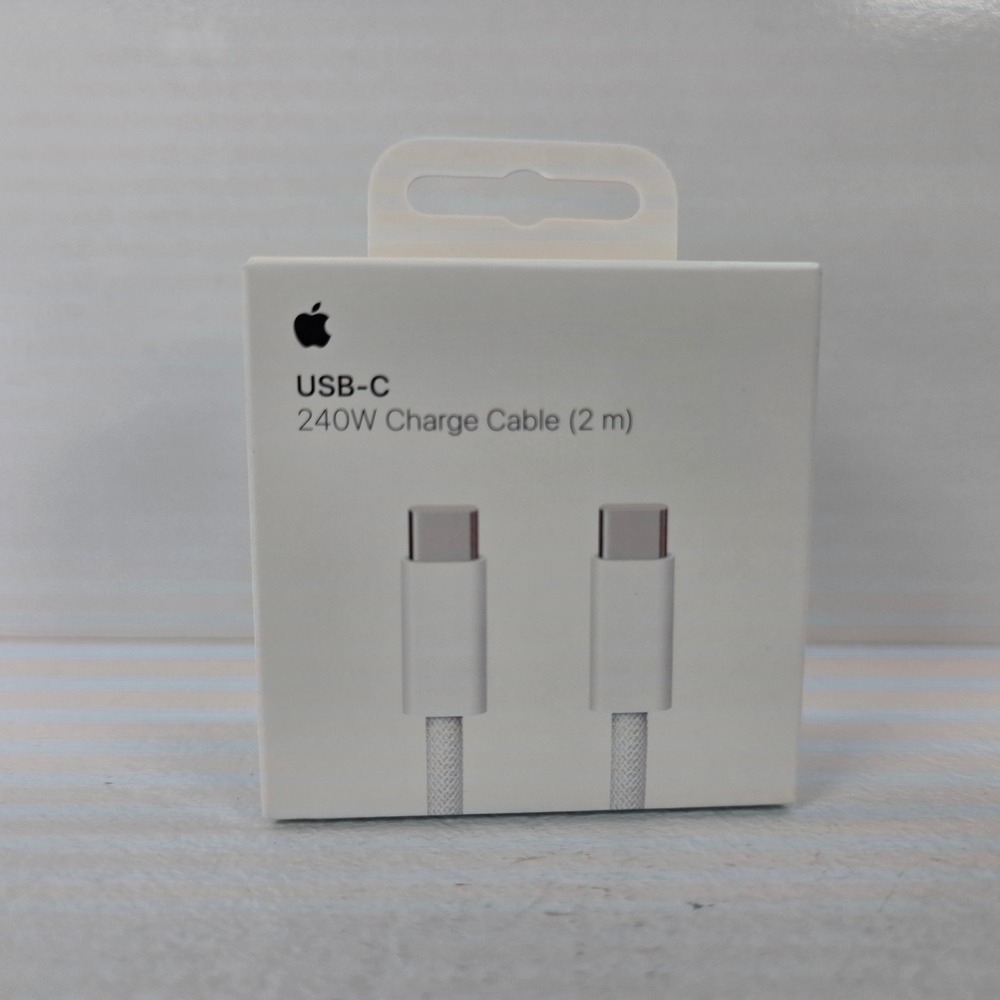 Apple 240W USB-C Charge Cable 2m Braided White A2794 MYQT3AM/A New